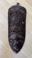 African Hand-Carved Wooden Mask