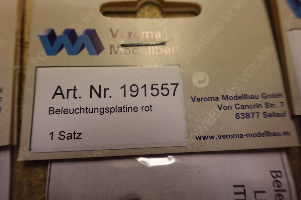 Veroma Blinker Platinen und Leuchten Restposten neu ab 1.- (Neu und ...