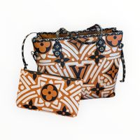 Louis Vuitton Neverfull MM „Monogram Giant Crafty“ – Orange
