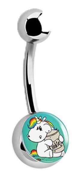 Gioielli per piercing: Pummeleinhorn Bauchnabelpiercing - Kecks Piercing Nabel – Nuovo e nell'imballaggio originale da Buchs SG venduto da Billikatze5