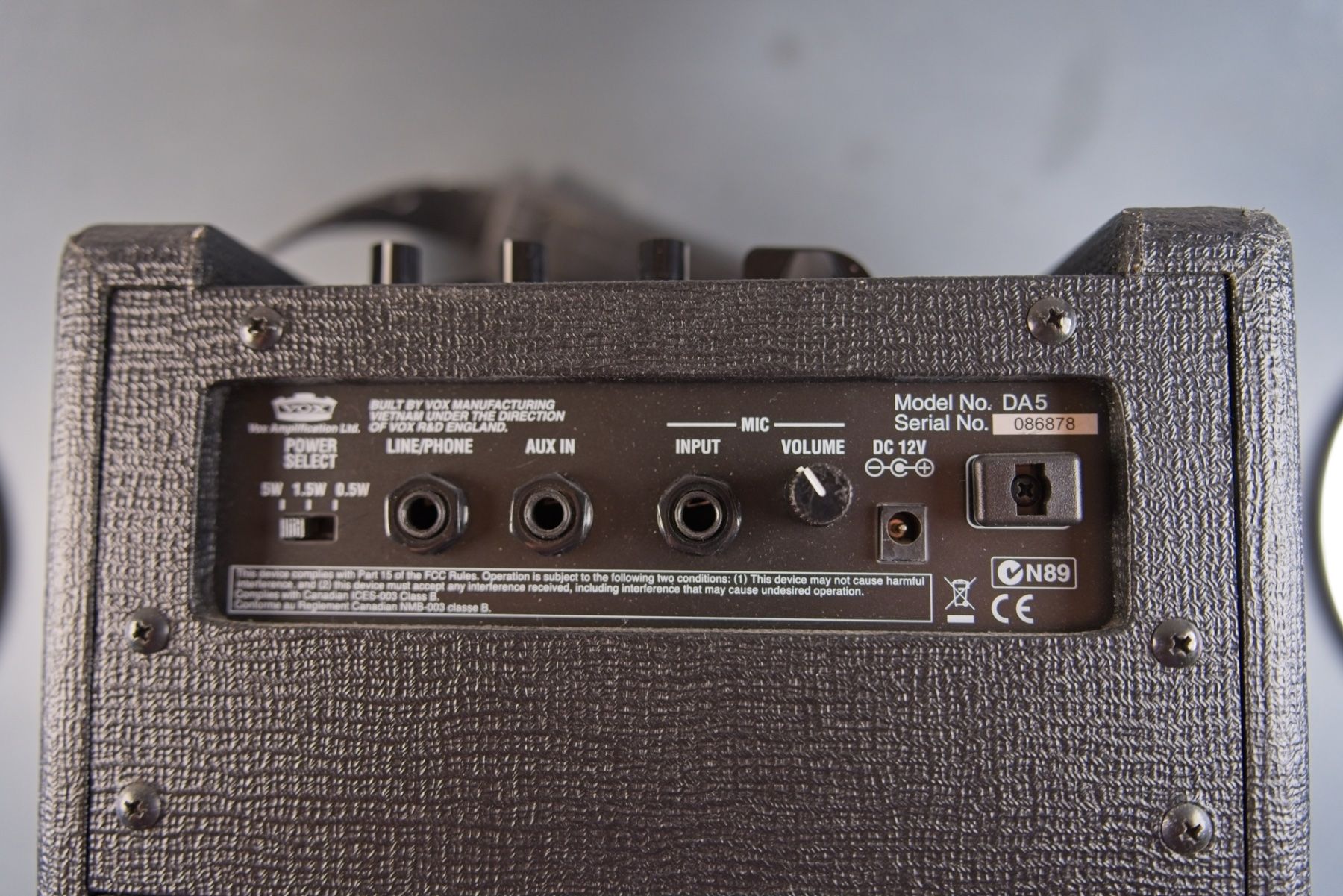 Vox Amplificatori: VOX DA5 Battery powered compact guitar amp built-in effects – Usato da Linden venduto da gra_tg2g 1