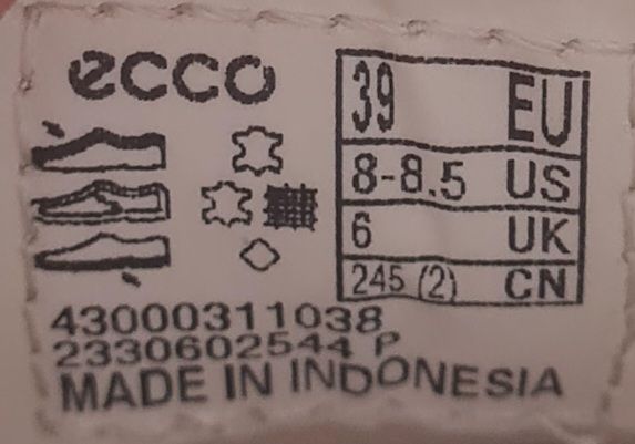 Scarpe per cavalli: Sneakers Ecco Soft Leder Gr  39 – Usato da Beinwil Freiamt venduto da tafa8 6
