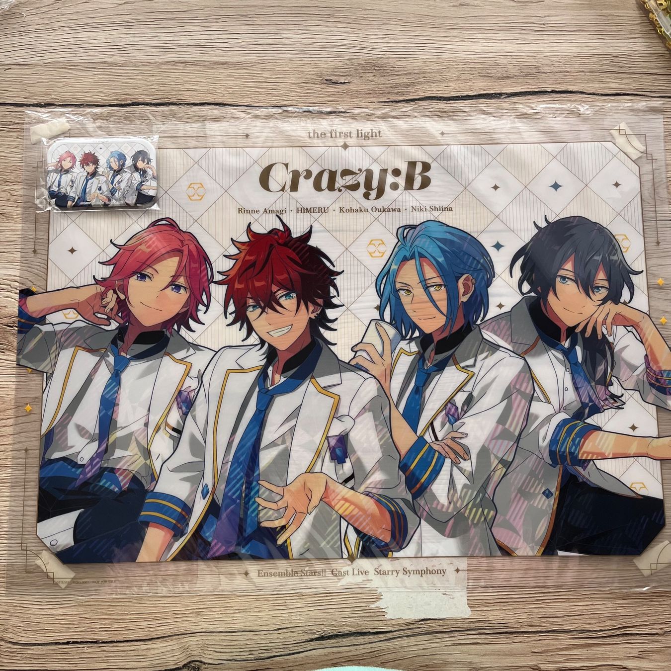 Foto & Immagini: Ensemble Stars CrazyB Clear Poster A3 mit Button – Nuovo (secondo la descrizione) da Grenchen venduto da sojalatte