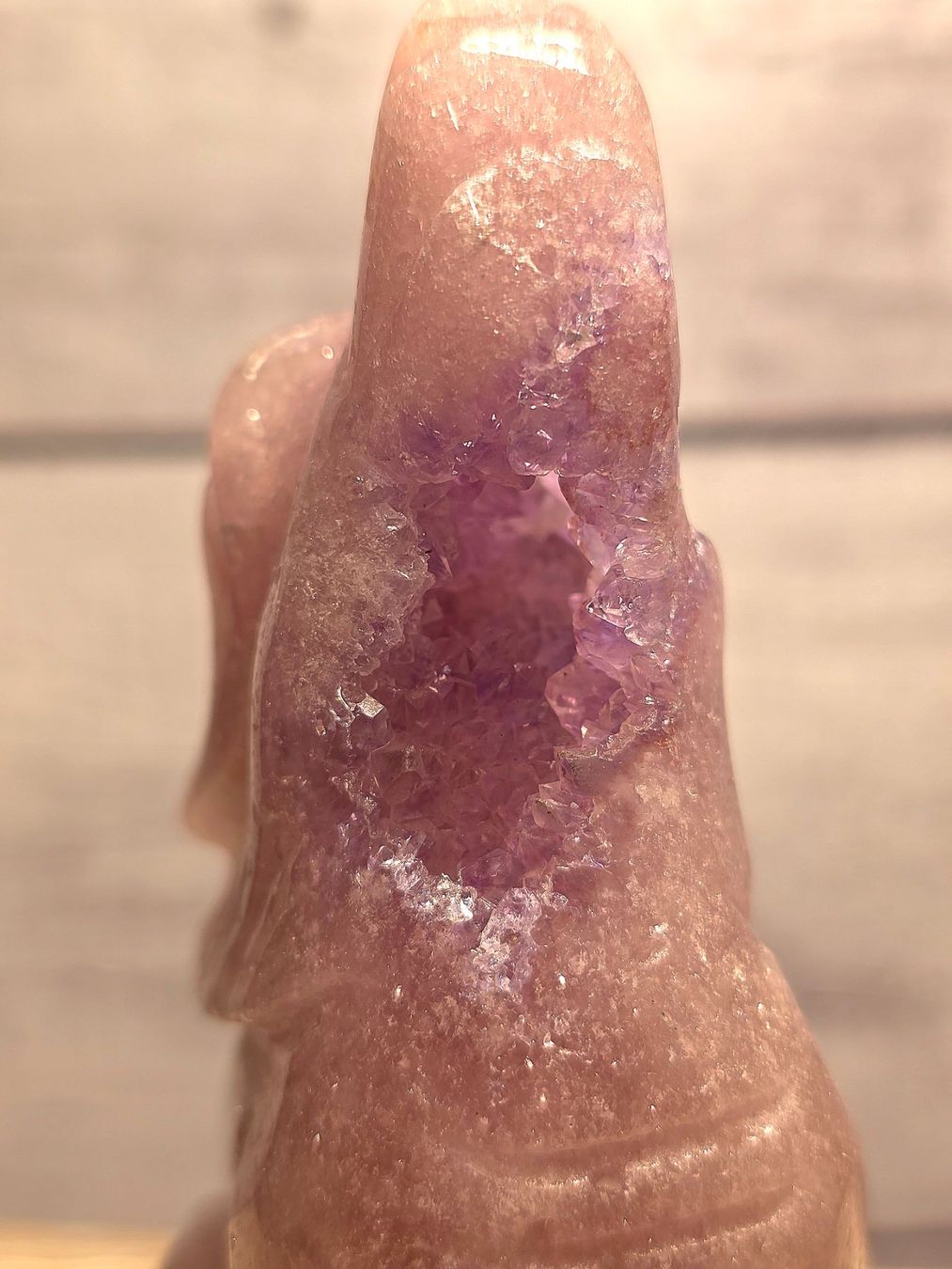 Minerali & Pietre curative: Hochwertiger Pinker Amethyst Wolf 510g – Nuovo e nell'imballaggio originale da Matzingen venduto da Shay_Crystalz 3