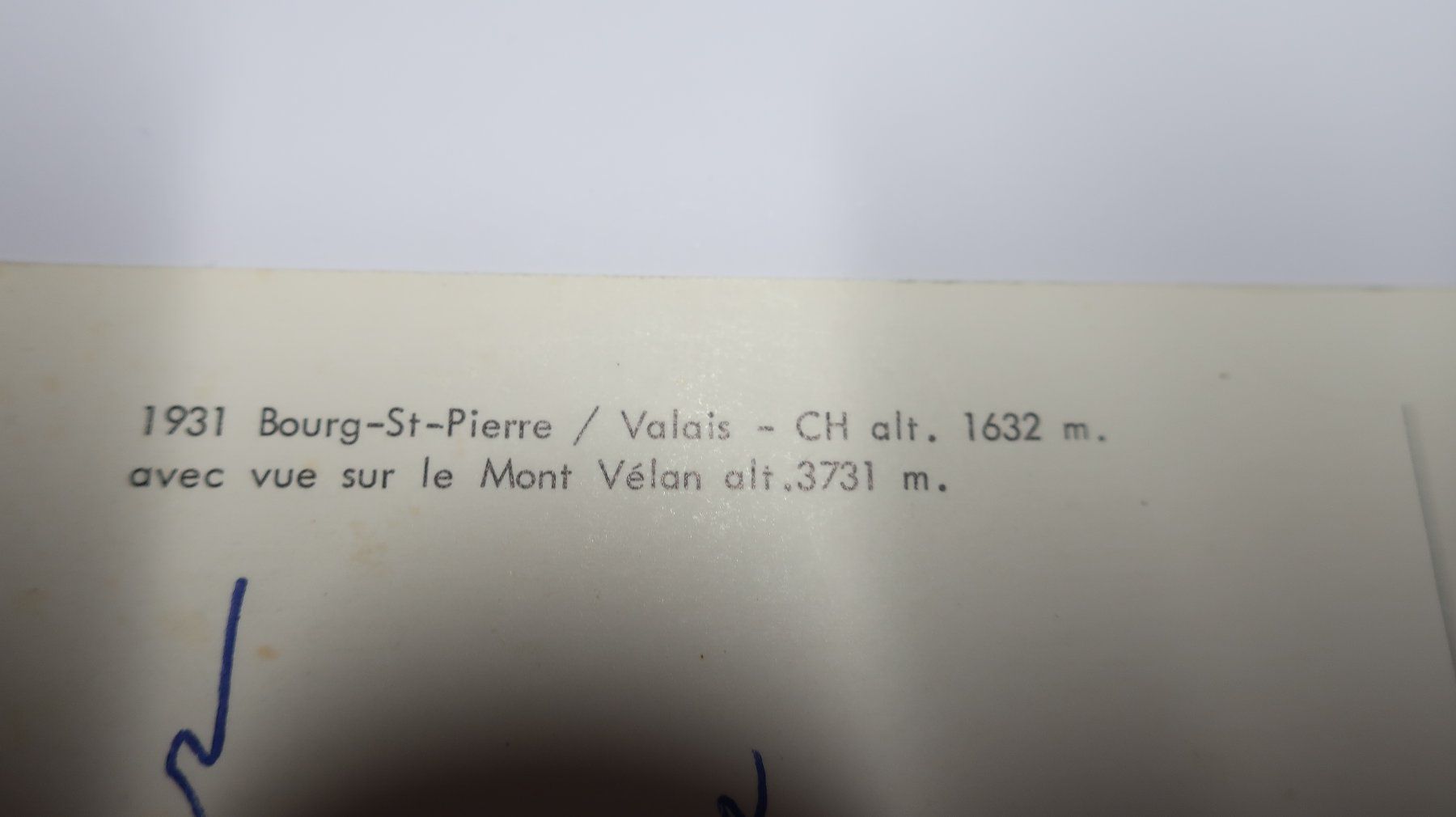 Ansichtskarten: Bourg-St-Pierre Valais Mont Vélan  1973 – Gebraucht aus Cormoret von Pascalll2001 7