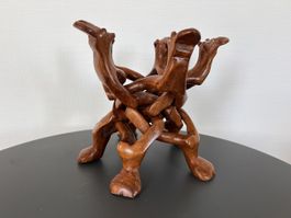 Kamelkopf Holz Ständer klappbar – Handarbeit 5 Beinen/ Köpfe