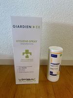 Giardien Ex Hygienespray und Pyoderm Giardien Shampoo