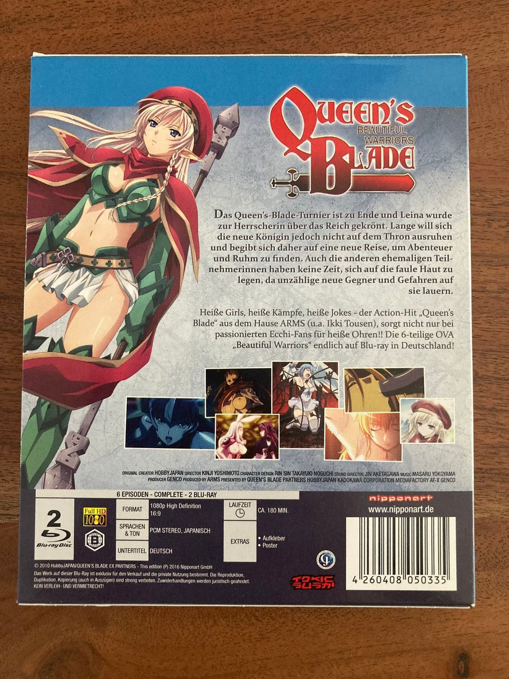Tutti i DVDs: Queen's Blade: Beautiful Warriors - Collector's Edition – Nuovo (secondo la descrizione) da Mauensee venduto da Etrigan 1