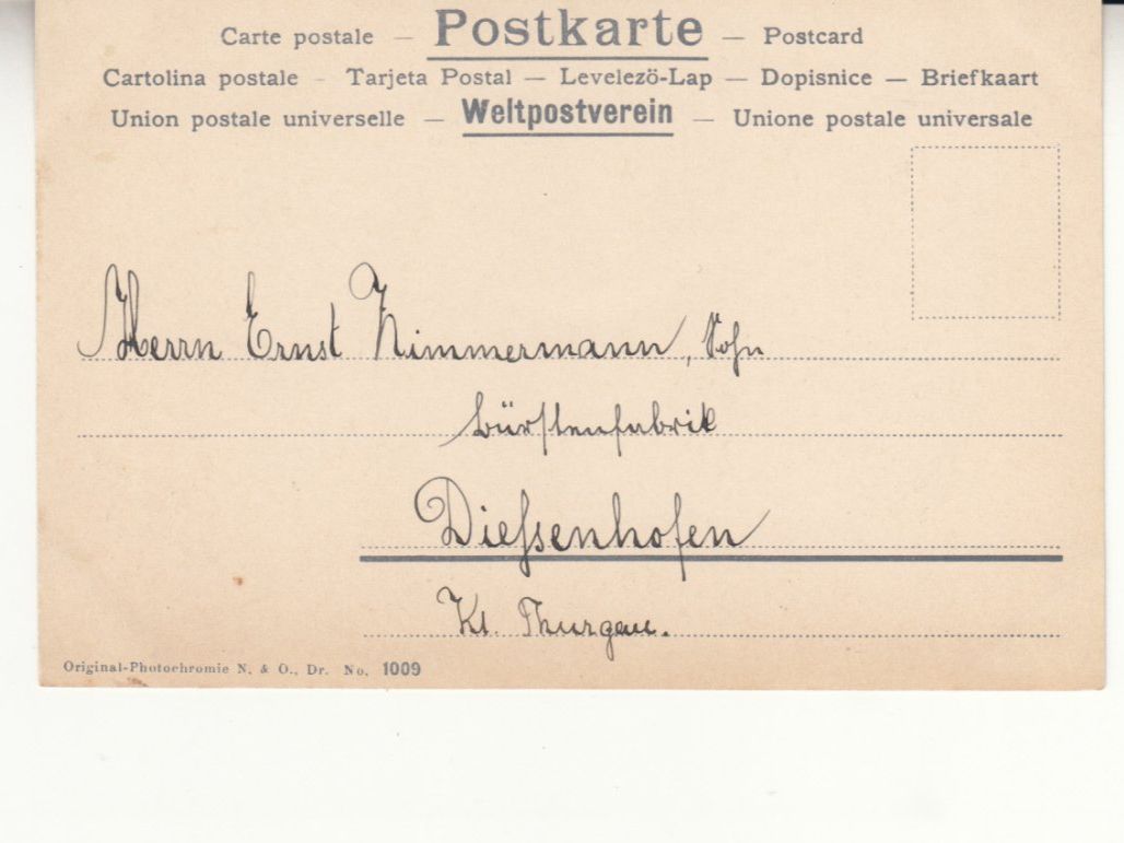 Cartoline postali: Künstlerkarte Landschaft 1904 – Usato da Bürglen TG venduto da StampGraf 1