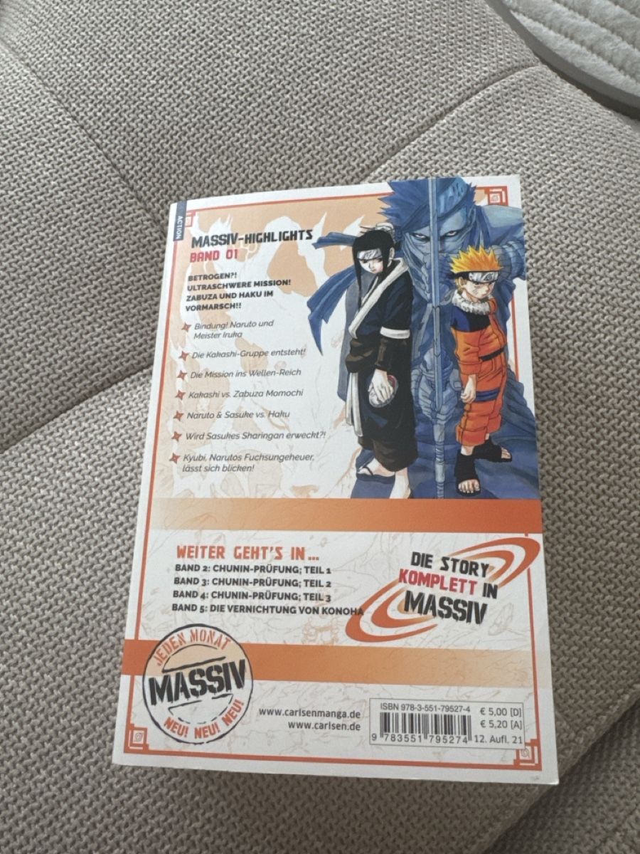 Comics: Naruto Massiv Manga - Band 1 – Neu (gemäss Beschreibung) aus Laufen von eli_6d2p 1