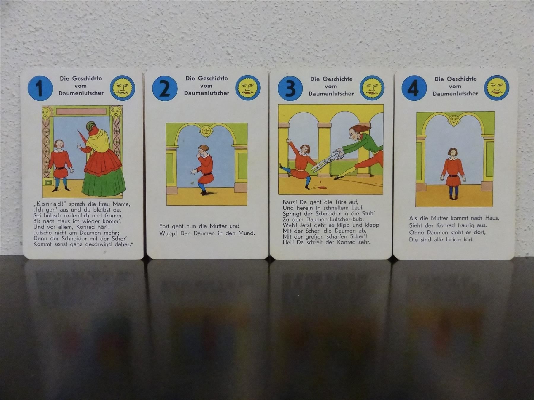 Giochi: schönes altes Quartett STRUWWELPETER – Usato da Kerzers venduto da wisaundso 7