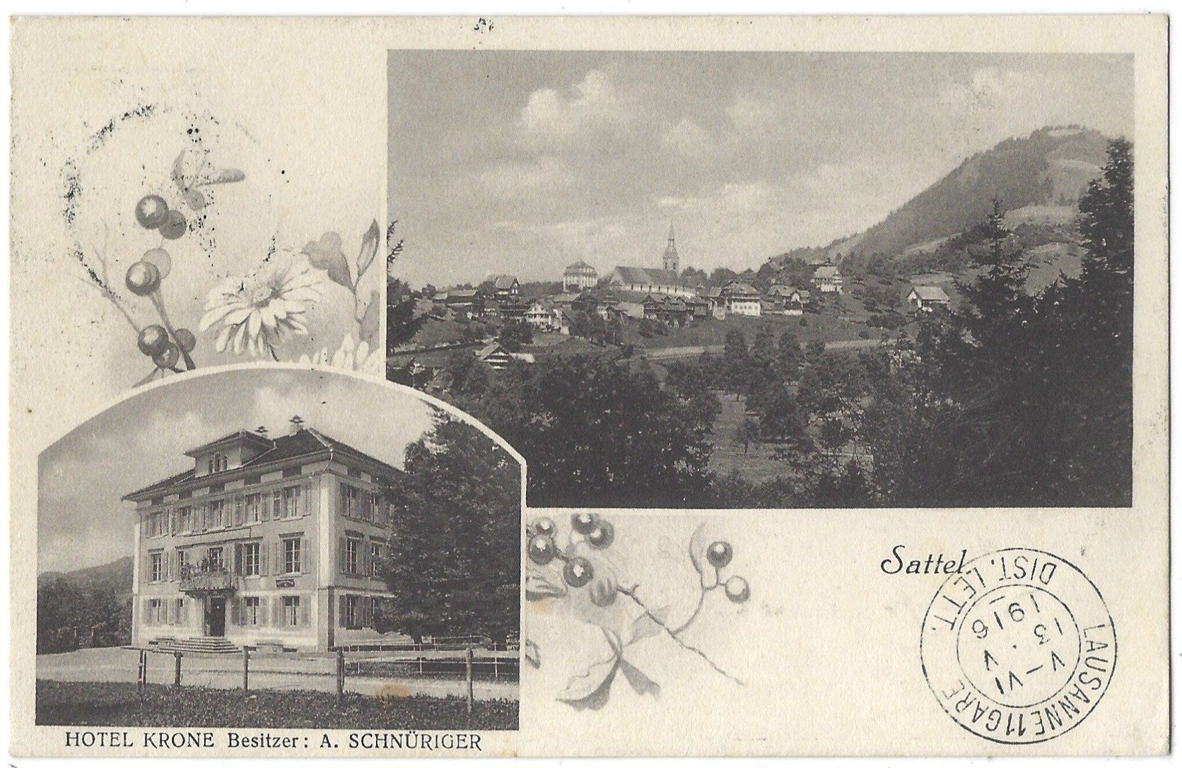 Cartoline postali: Ansichtskarte  Sattel – Usato da Bütschwil venduto da Jackson1A