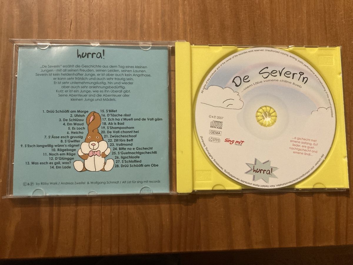 CD: CD De Severin… us em Läbe vome chline Bueb – Usato da Gachnang venduto da elvira007 1