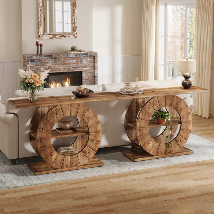 Tavoli: Konsolentisch 105cm Runddesign 3 Ebenen – Nuovo e nell'imballaggio originale da Gretzenbach venduto da Genfi-Shop 5