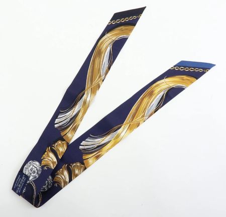 HERMES twilly silk