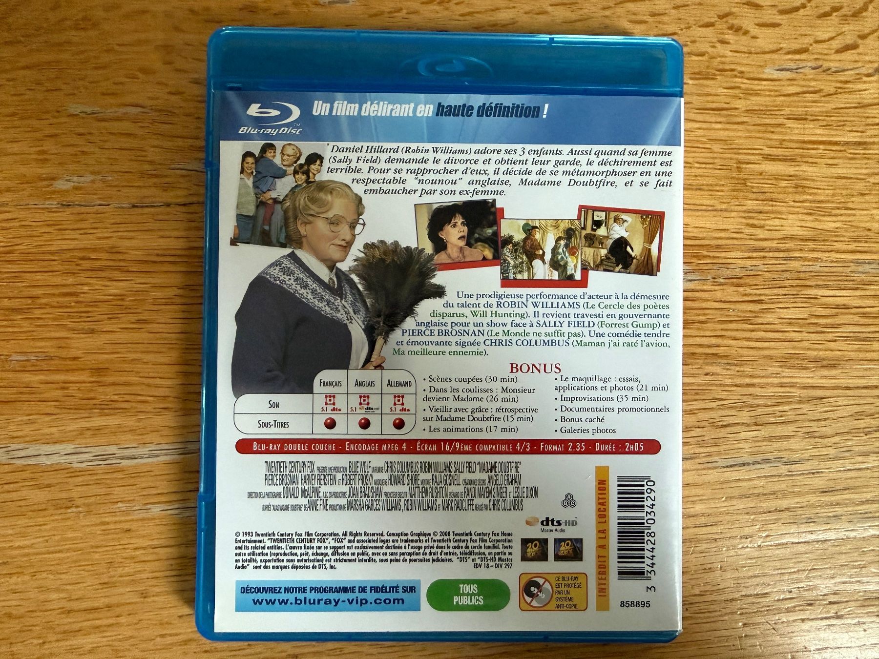 Alle DVDs: Madame Doubtfire (Blu-Ray) – Neu (gemäss Beschreibung) aus Vucherens von ne0fx 1