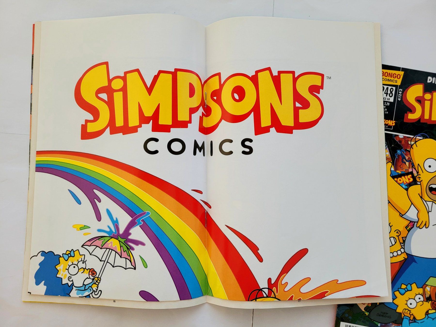 BD: Simpsons Comics Nr.247+248 von 2018 – D'occasion à Schöftland par huair 1
