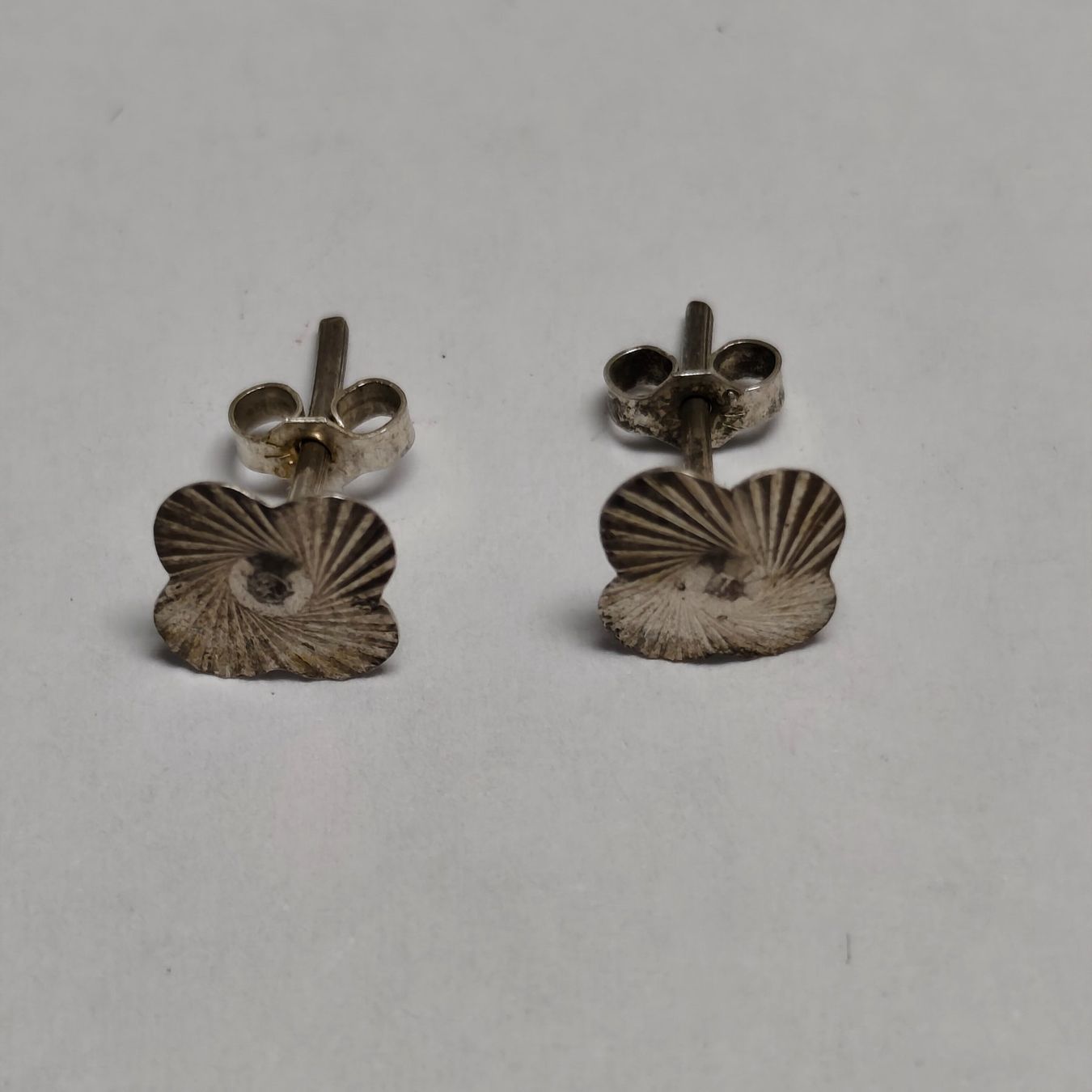Orecchini pendenti & Orecchini a lobo: Vintage Silver silber Stud Earrings Boucles d'Oreilles #A4 – Usato da Châtelaine venduto da Tropic.Watch2