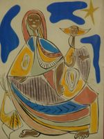Clara Ledesma Mischtechnik Aquarell Gouache Tusche Gemälde