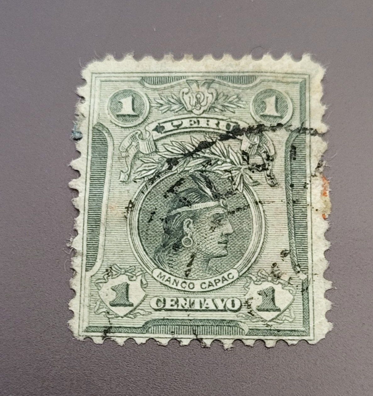 Tutti i francobolli: Peru 1909 alte briefmarke – Usato da St Gallen venduto da Stampsalshobby