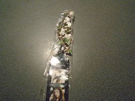 Stirnband Blumen, weiss/klein