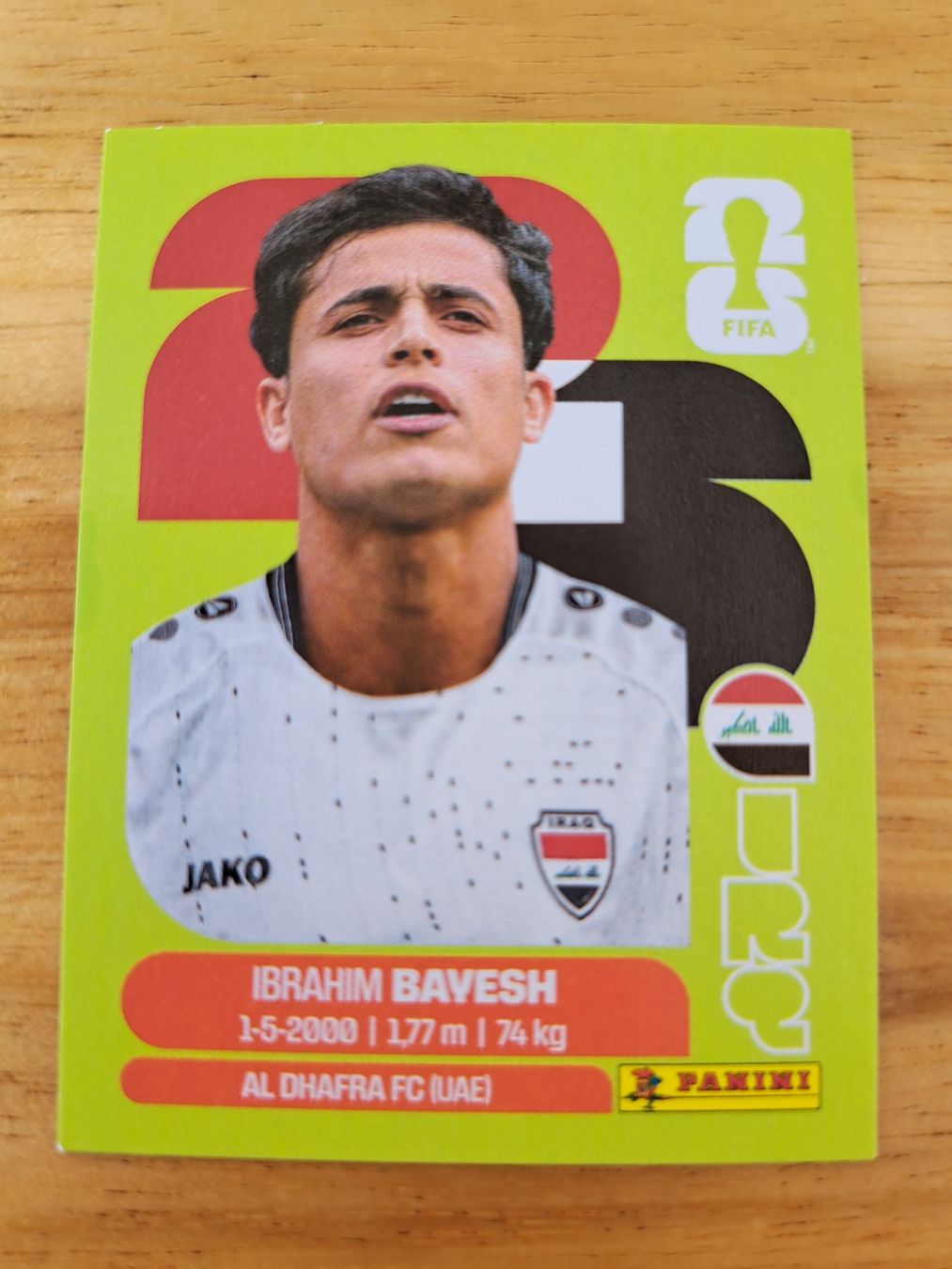 Panini Cartes à collectionner: Panini FIFA World Cup IRQ 11 – Neuf (Voir description) à Waldenburg par Sysilu