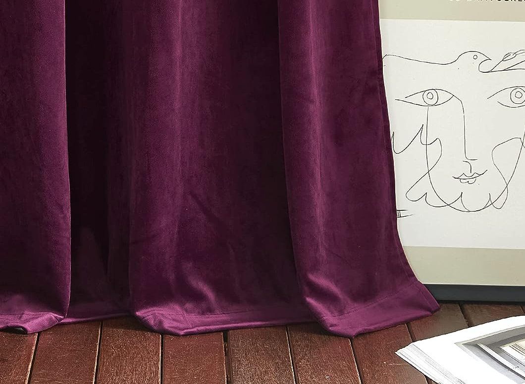 Tende: Samtvorhänge 2er-Set BxH 132x260cm – Nuovo e nell'imballaggio originale da Adlikon b.Regensdorf venduto da MK-VORHANGSERVICE 4