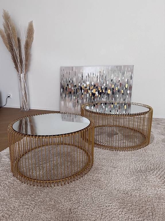 Tavoli: Kare Design Couchtisch Wire (2/Set) – Usato da Riehen venduto da instyle03 1