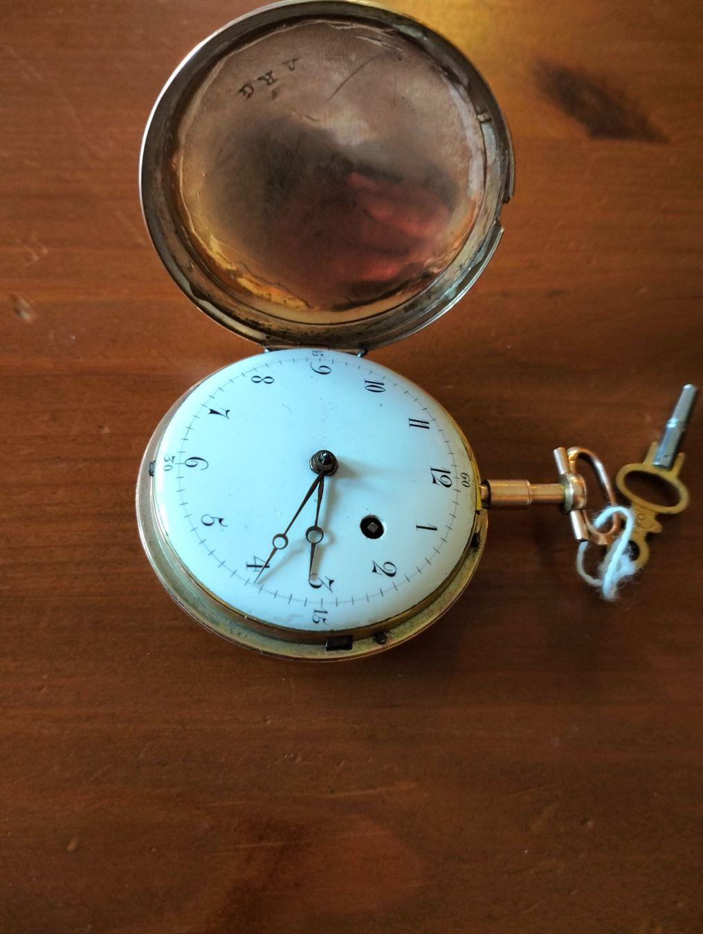 Uhren: Antike Spindeltaschenuhr, ca. 1800 – Gebraucht aus Ennetmoos von brunhildenb 5