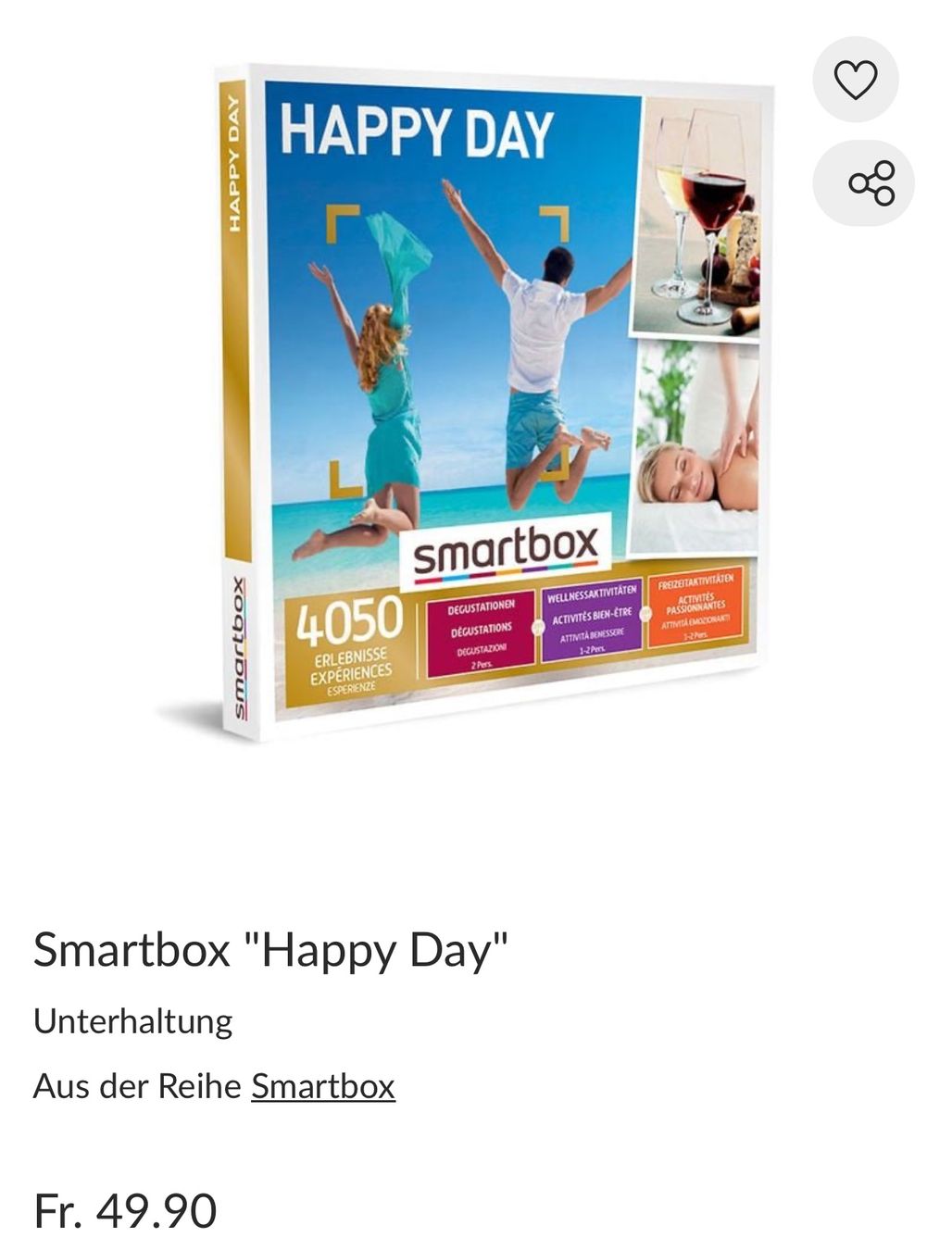 Smartbox Buoni: Happy Day Smartbox – Nuovo e nell'imballaggio originale da Basel venduto da 1moonstar 2