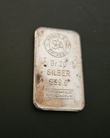 Silberbarren 20 Gramm Argor S.A. Chiasso
