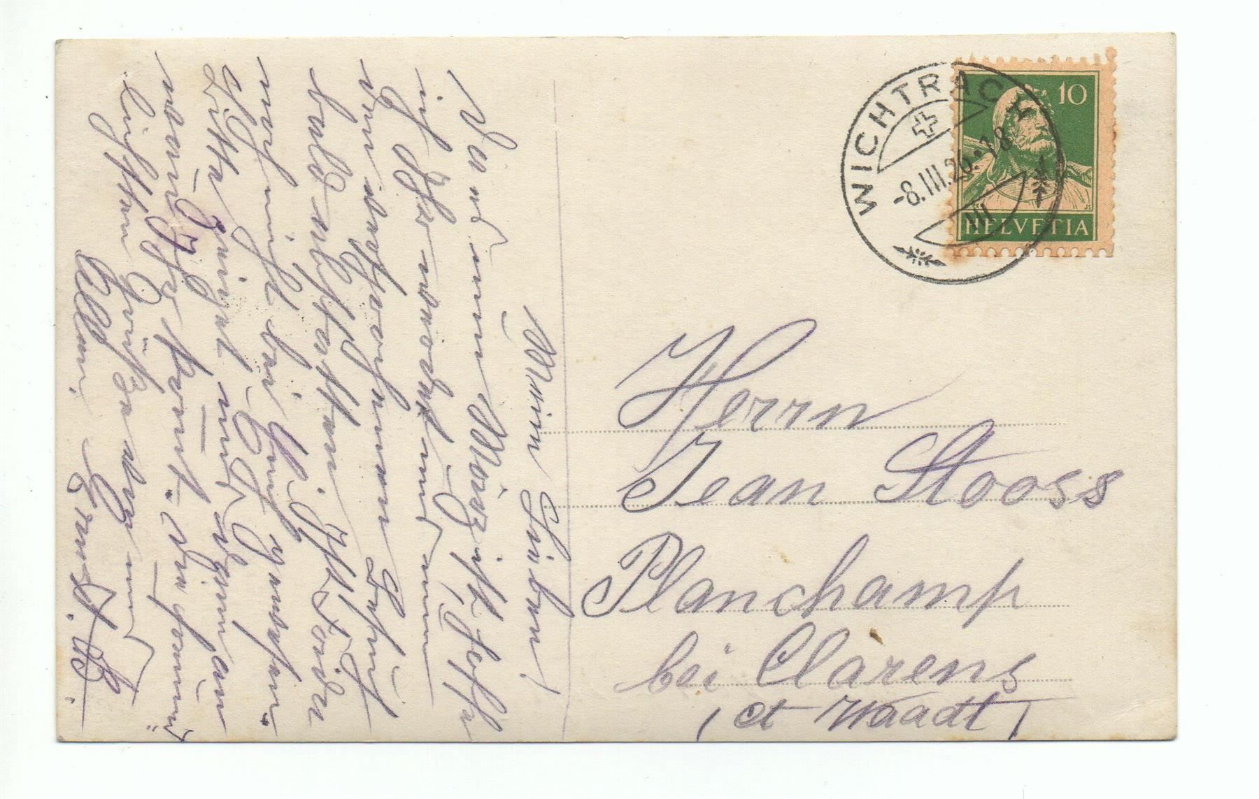 Cartes postales: WICHTRACH Route Münsingen-Thun – Neuf (Voir description) à Jona par philajona 1