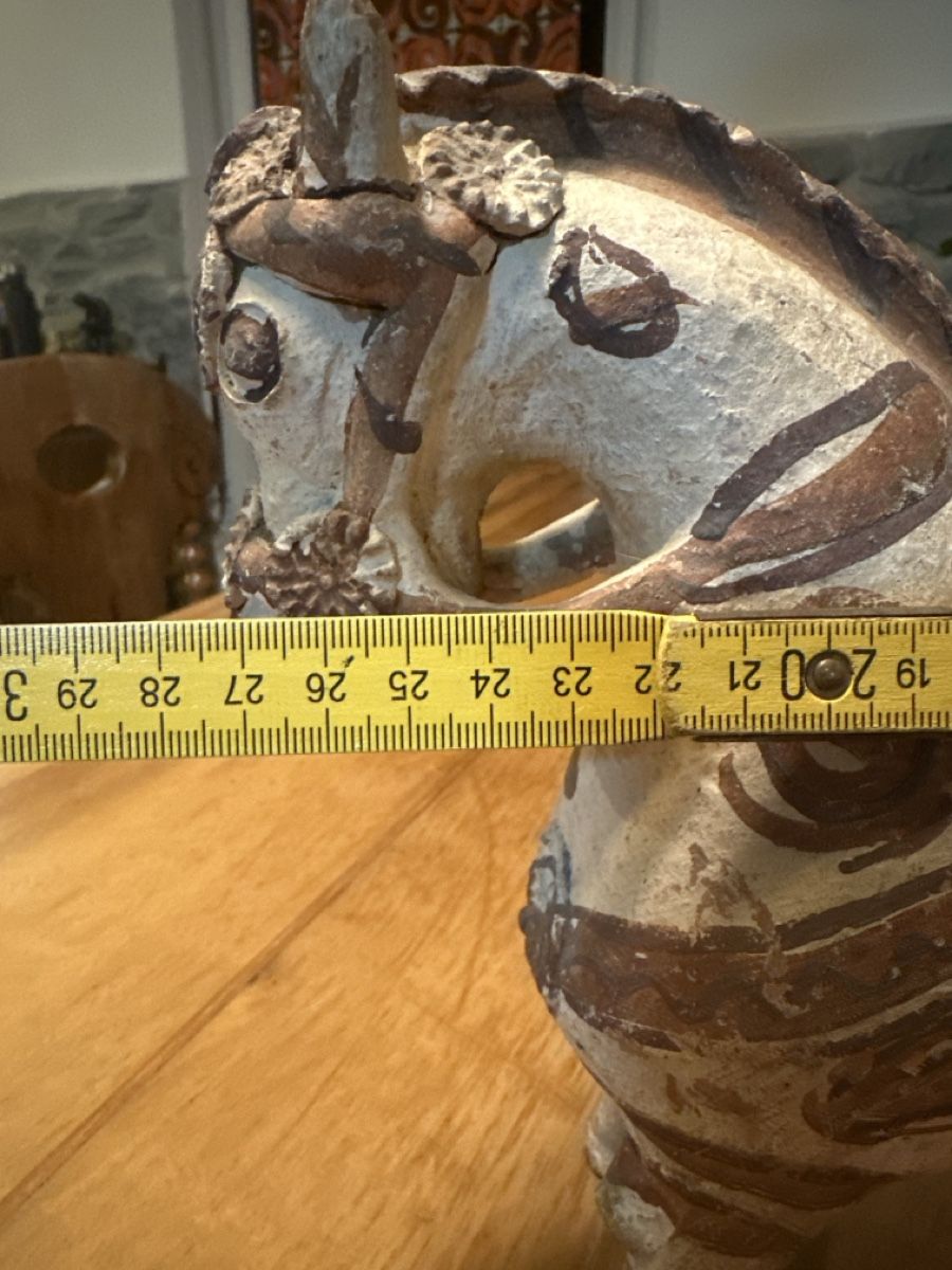 Statuette: Alte chinesische Pferdefigur aus Ton. – Usato da Frauenfeld venduto da aluma14 5