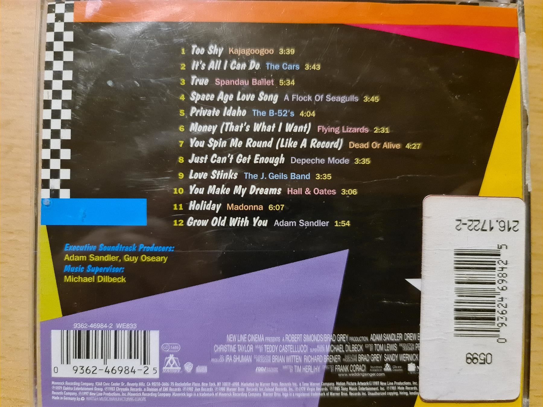 CD: The wedding singer – Usato da Dintikon venduto da Vexi 1