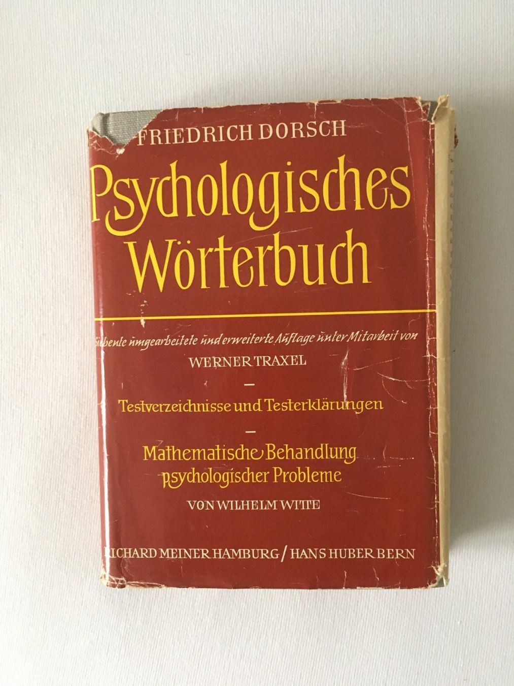 Libri: Psychologisches Wörterbuch – Usato da Lyss venduto da Punktum01