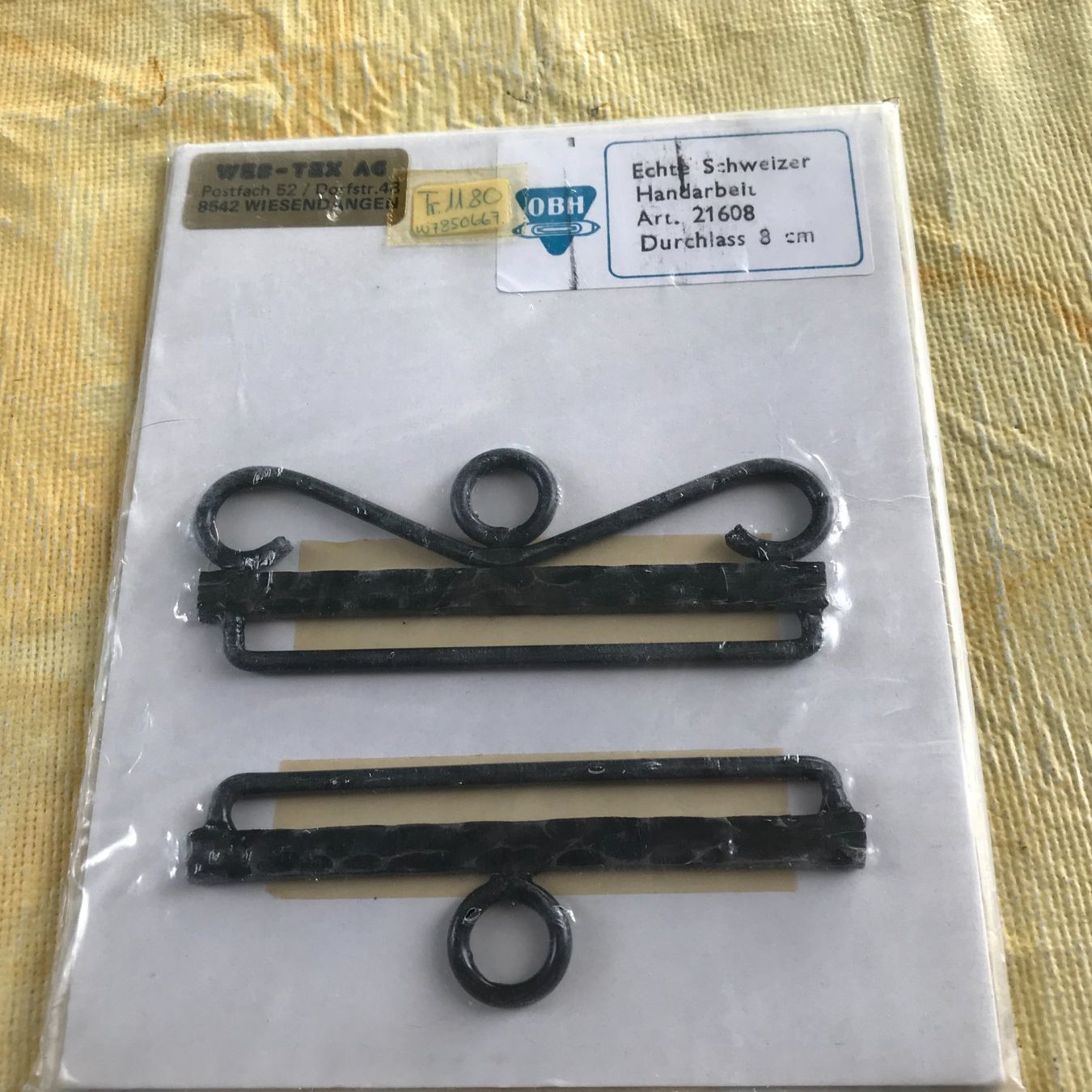 Ferramenta: ECHTE SCHWEIZER HANDARBEIT DURCHLASS 8CM – Nuovo e nell'imballaggio originale da Ostermundigen venduto da crazy-horse-1840 2
