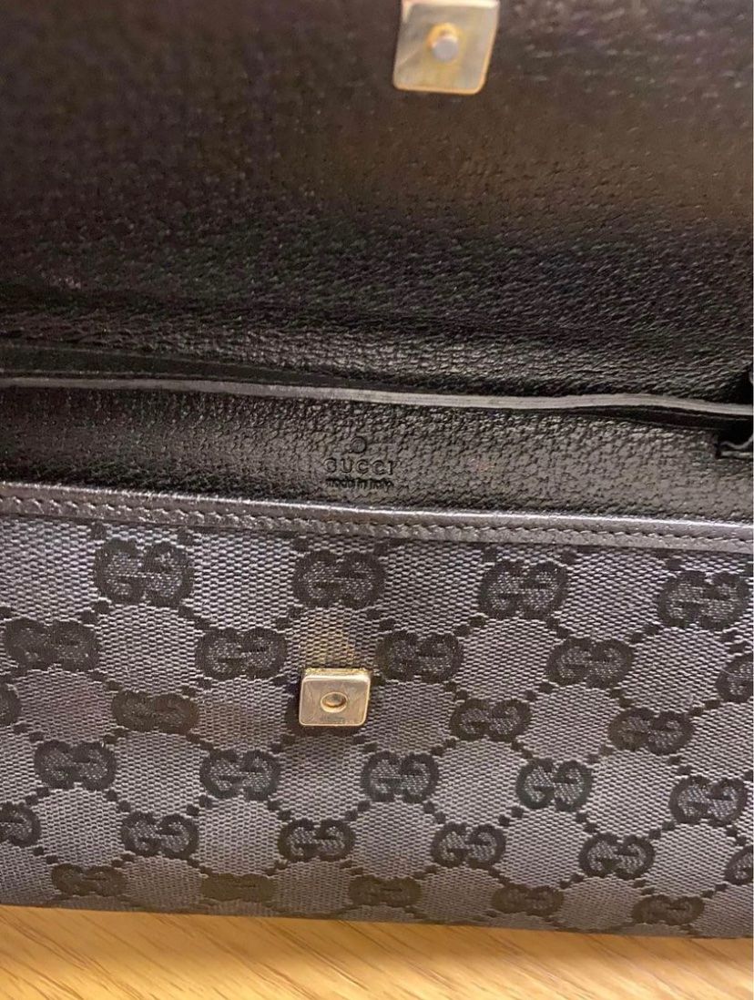 Borse da donna: Sac GUCCI Monogram Bamboo Bar Clutch – Usato da Montreux venduto da Perledor 5