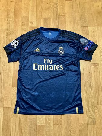 Real Madrid Trikot 19/20 dunkelblau/gold, Grösse XL