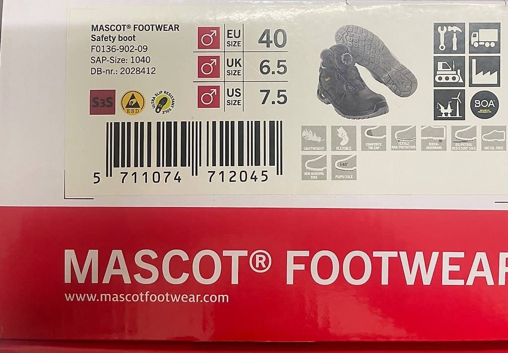 Scarpe da uomo: Sicherheitsstiefel S3 Mascot – Usato da Regensberg venduto da Cooky0 1