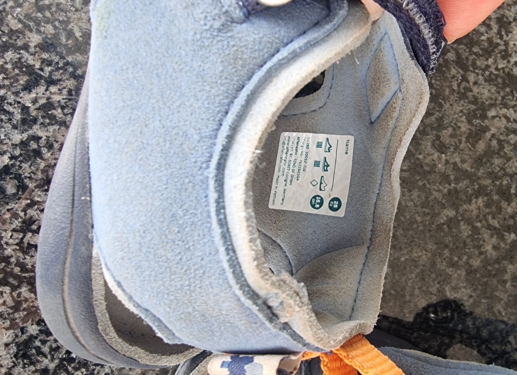 Affenzahn Scarpe per ragazzi: Sandalen Airy Affenzahn blau Grösse 25 – Usato da Gwatt (Thun) venduto da fidibus87 4