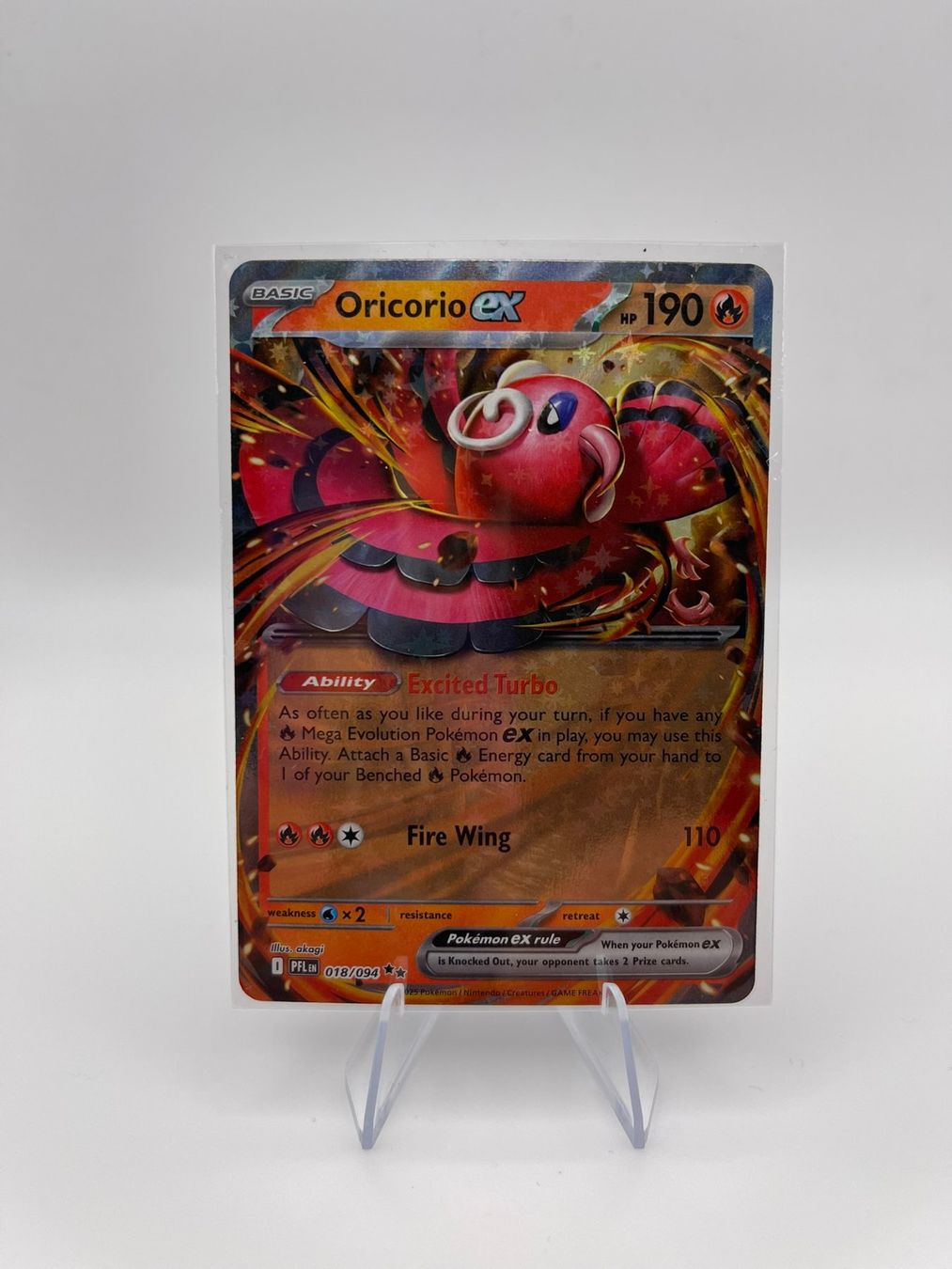 Pokémon Carte collezionabili: Pokemon: Oricorio ex 018/094 – Usato da Märstetten venduto da AlienNova