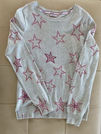 Kangaroos Strickpullover dünn grau Gr. 32/34