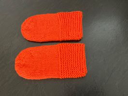 Handgestrickte Bettsocken Gr.37/38