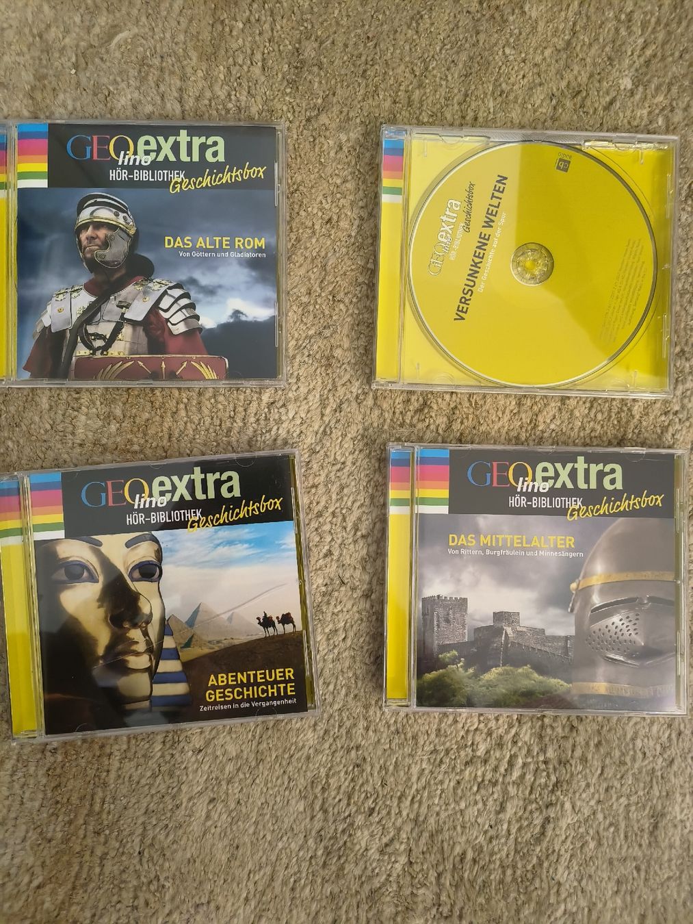 Audiolibri: CD Geo extra Line Geschichtsbox 4 cds – Nuovo (secondo la descrizione) da Uhwiesen venduto da man_8lrz 2