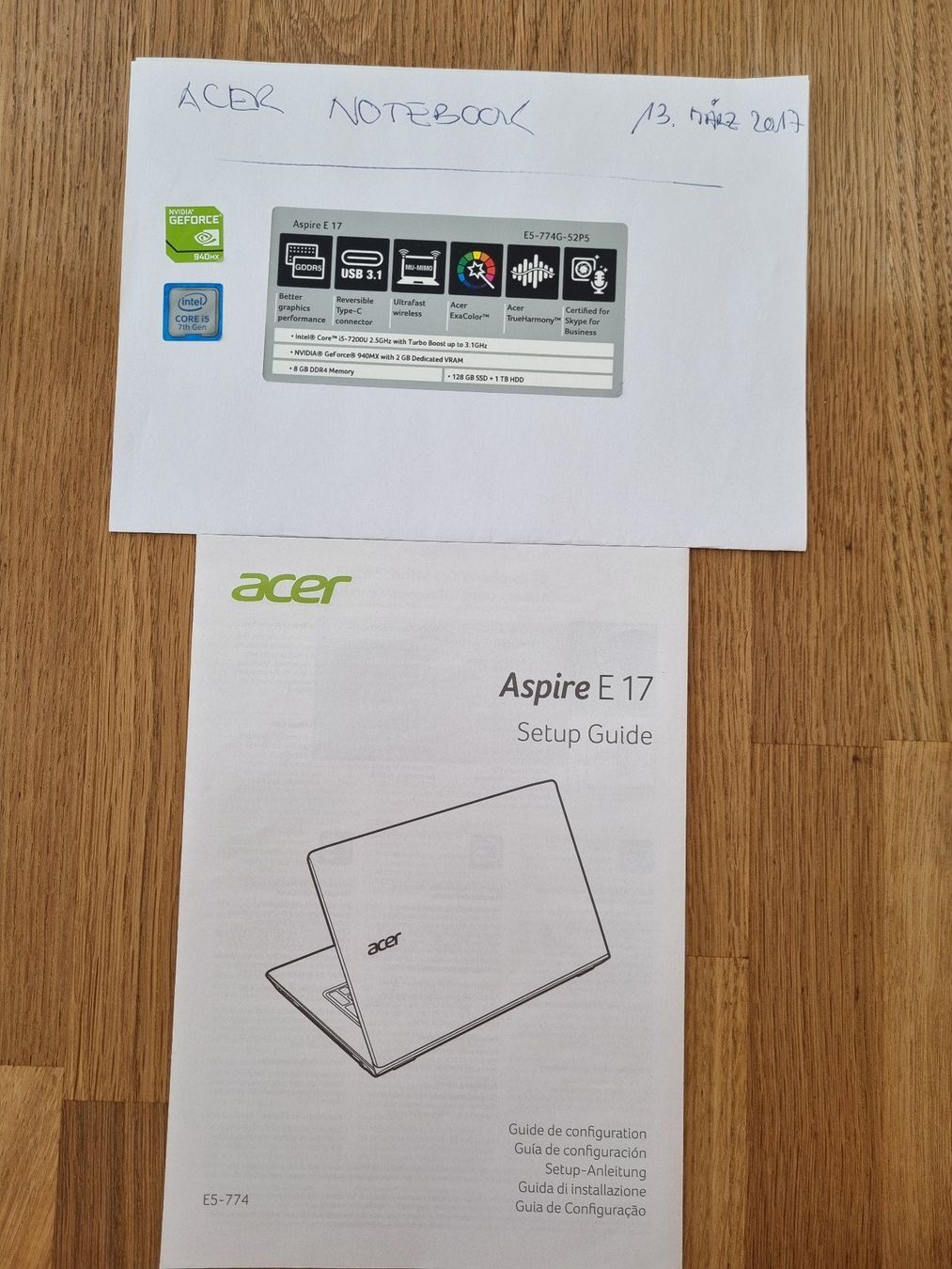 Acer Notebook: acer Laptop 17" – Usato da Riehen venduto da loewesony 4