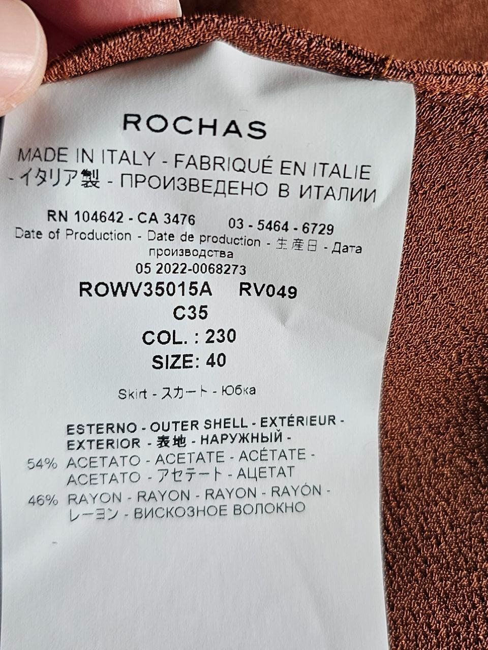 Rochas Gonne: NEW midi skirt ROCHAS, Paris – Nuovo e nell'imballaggio originale da Origlio venduto da ann_q6qv 4