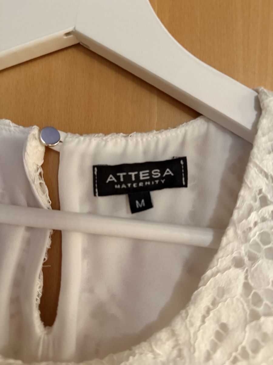 Vestiti: Attesa Umstandskleid, Grösse M, weiss – Usato da Ibach venduto da Irenei 1