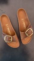 Birkenstock Madrid Big Buckle – cuir huilé cognac – Taille 4