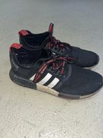 Adidas NMD R1 Schwarz/Weiss Gr.44 - Bequeme Sneaker!