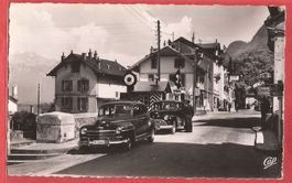 St. Gingolph Douane - Oldtimer beim Zoll - Fotokarte ca 1940